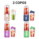 400ML 6 Lâminas Espremedor Elétrico Mini Liquidificador Portátil De Suco De Alimentos Misturador Leite