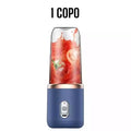 400ML 6 Lâminas Espremedor Elétrico Mini Liquidificador Portátil De Suco De Alimentos Misturador Leite