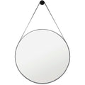 Espelho Redondo Decorativo Adnet Supenso de Parede 60cm 50cm 40cm 30cm 25cm Com Alça + Pino