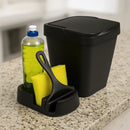 Kit Cozinha Completa Escorredor De Louça 12 Pratos + Lixeira de Pia 4.8 litros + Porta Detergente + Rodinho Pia