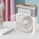 Mini Ventilador E Umidificador Portátil USB Led Com Reservatório E Alça