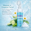 Mousse Demaquilante Facial Sabonete de Limpeza Com Aplicador Face Beautiful 150ml